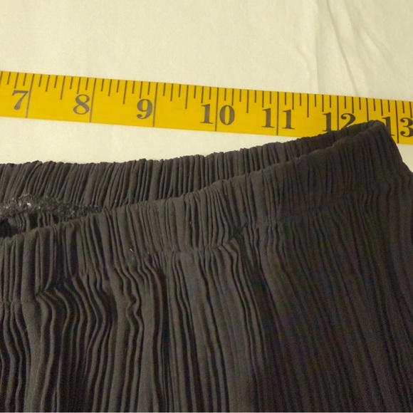 Good American Plisse Wide Leg Trousers Women’s Size 3/4 - Picture 11 of 13